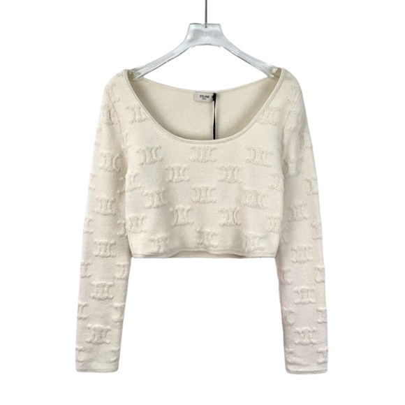 Celine Cream Textured Blouse - Picture 1 of 8